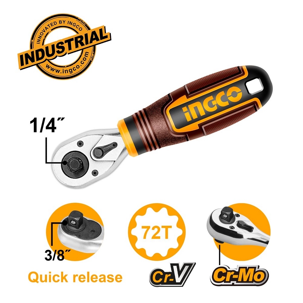 Hand Tools - Καστάνια 1/4 και 3/8 72Τ